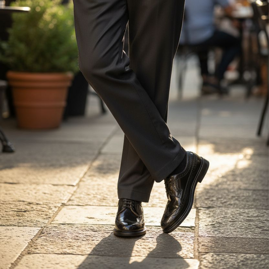 Bostoniano Negro Camaleón 601 Goodyear Welt