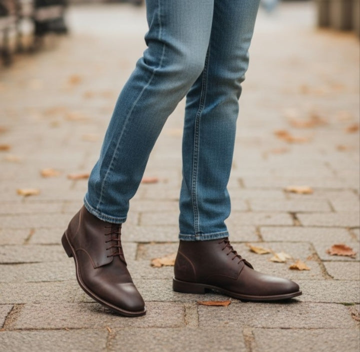 Bota Chukka Crazy Café 806 Goodyear Welt