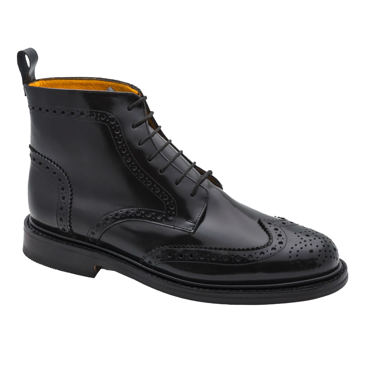 Bota Negra Camaleón Brogue 603 Goodyear Welt {Preventa}