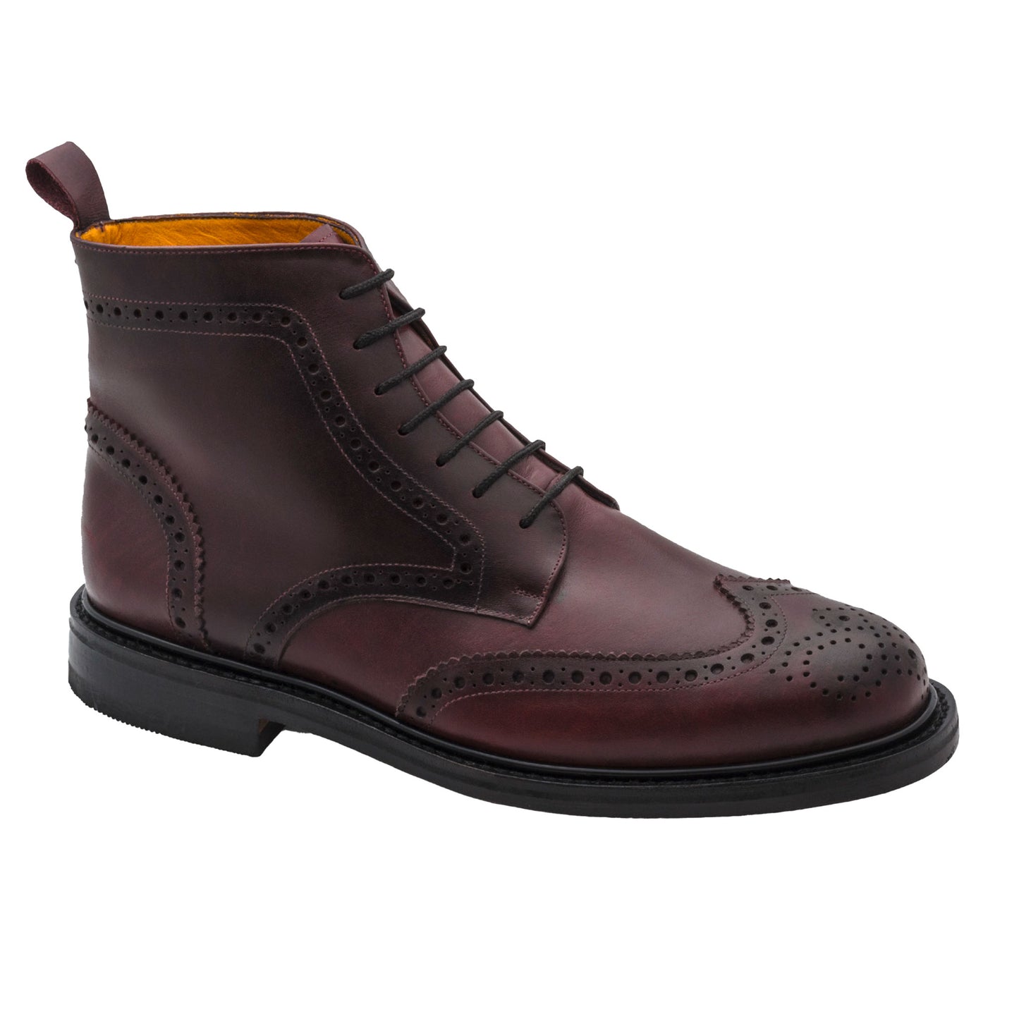 Bota Pull-Up Vino Brogue 603 Goodyear Welt {Preventa}