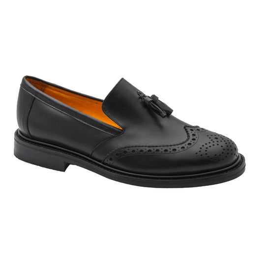 Mocasín Pull-Up Negro 605 Goodyear Welt