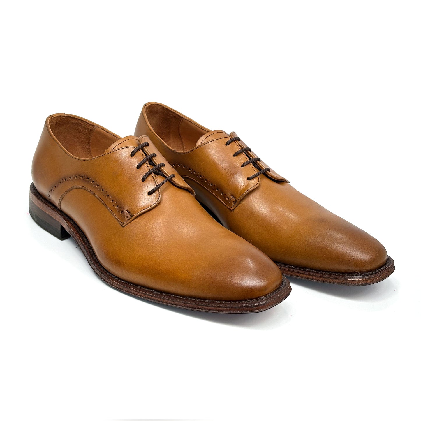 Zapato Oxford Atanado Miel 802 Goodyear Welt
