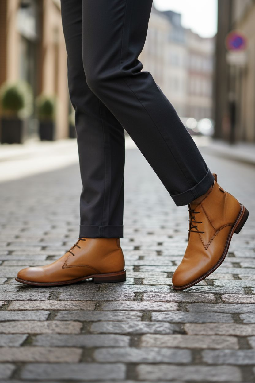 Bota Chukka Atanado Miel 905 Goodyear Welt